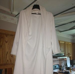 white ikea bathrobe